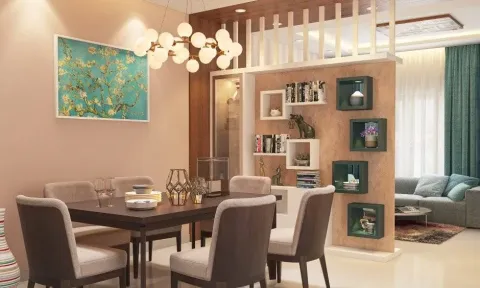 Luxury 6-Seater Walnut Dining Table